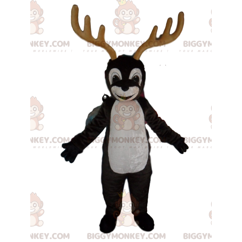 Costume da mascotte Caribou BIGGYMONKEY™, costume da renna