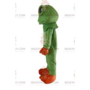 BIGGYMONKEY™ mascottekostuum groene en oranje kikker