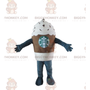 Starbucks iskaffe BIGGYMONKEY™ maskotdräkt, iskaffedräkt -