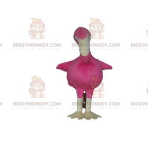 Giant Flamingo BIGGYMONKEY™ maskotkostume, Big Pink