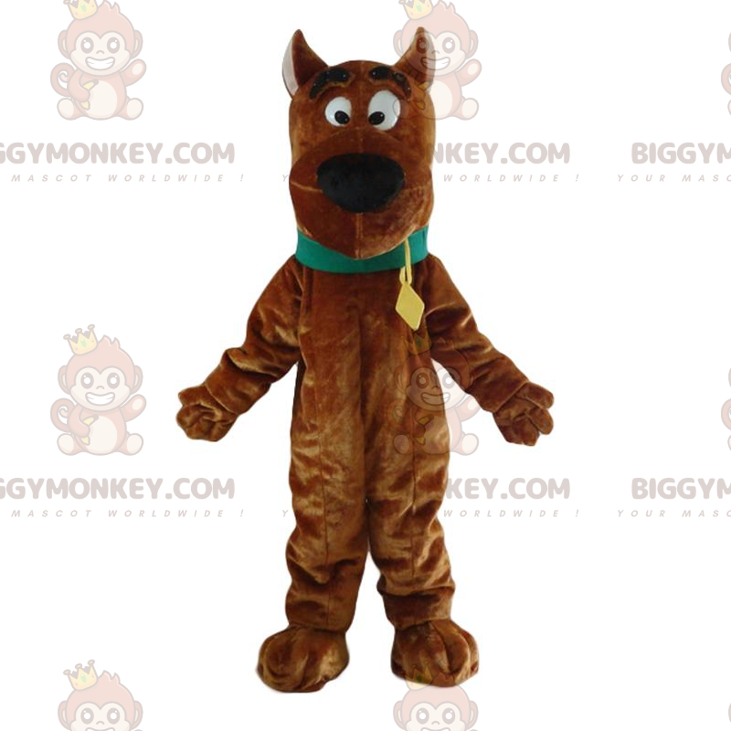 Scooby-Doos berømte tegneserie brun hund BIGGYMONKEY™ maskot