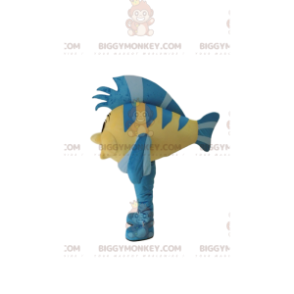 Flunder BIGGYMONKEY™ Maskottchenkostüm, berühmter Fisch in