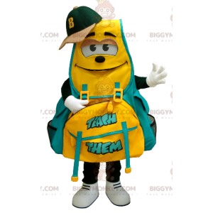 Mochila amarilla y verde Disfraz de mascota BIGGYMONKEY™ -