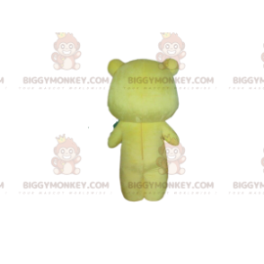 Traje de mascote de urso amarelo bebê BIGGYMONKEY™ com pijama