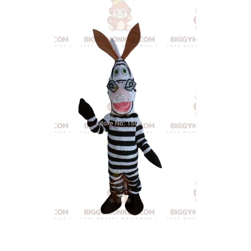 Kostüm von Marty, dem berühmten Zebra aus dem Cartoon