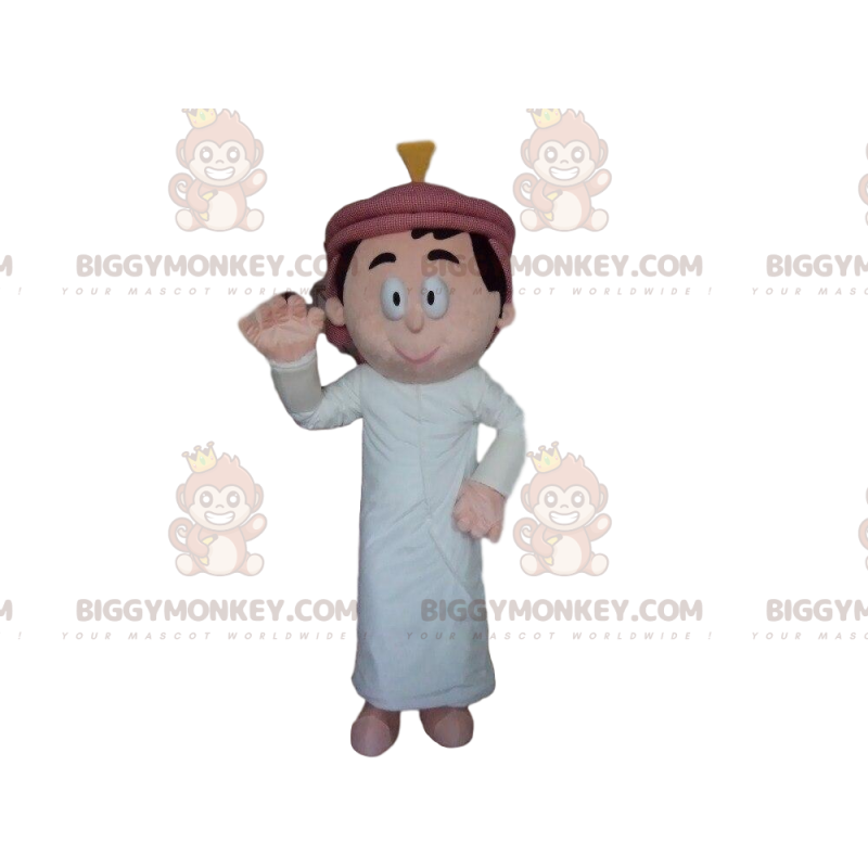 Costume de mascotte BIGGYMONKEY™ de sultan, d'homme magrébin