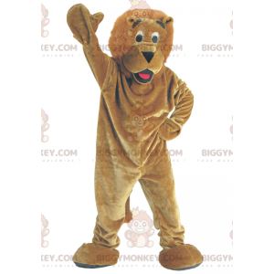 Costume de mascotte BIGGYMONKEY™ de lion marron -