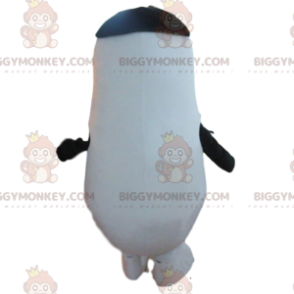 Traje de mascote BIGGYMONKEY™ de pinguim simplista, traje de