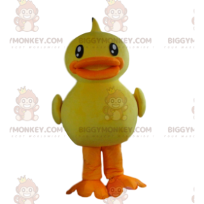 Kostým maskota BIGGYMONKEY™ velká žlutá a oranžová kachna
