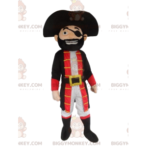 Costume da mascotte da pirata BIGGYMONKEY™, costume da capitano