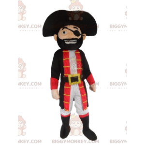 Disfraz de mascota pirata BIGGYMONKEY™, disfraz de capitán