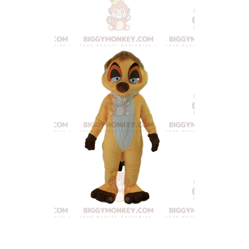 Traje de mascote BIGGYMONKEY™ de Timon, famoso suricato de