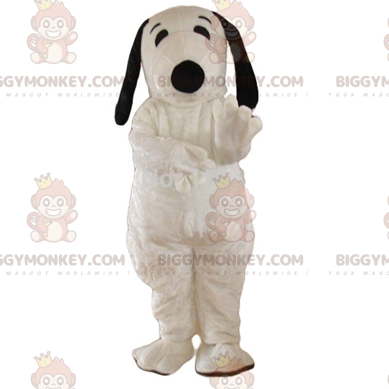 BIGGYMONKEY™ maskotkostume af Snoopy, den berømte