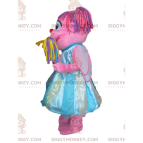 BIGGYMONKEY™ mascottekostuum van Abby Cadabby, roze Sesamstraat