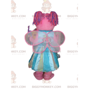 BIGGYMONKEY™ maskotkostume af Abby Cadabby, pink Sesame street