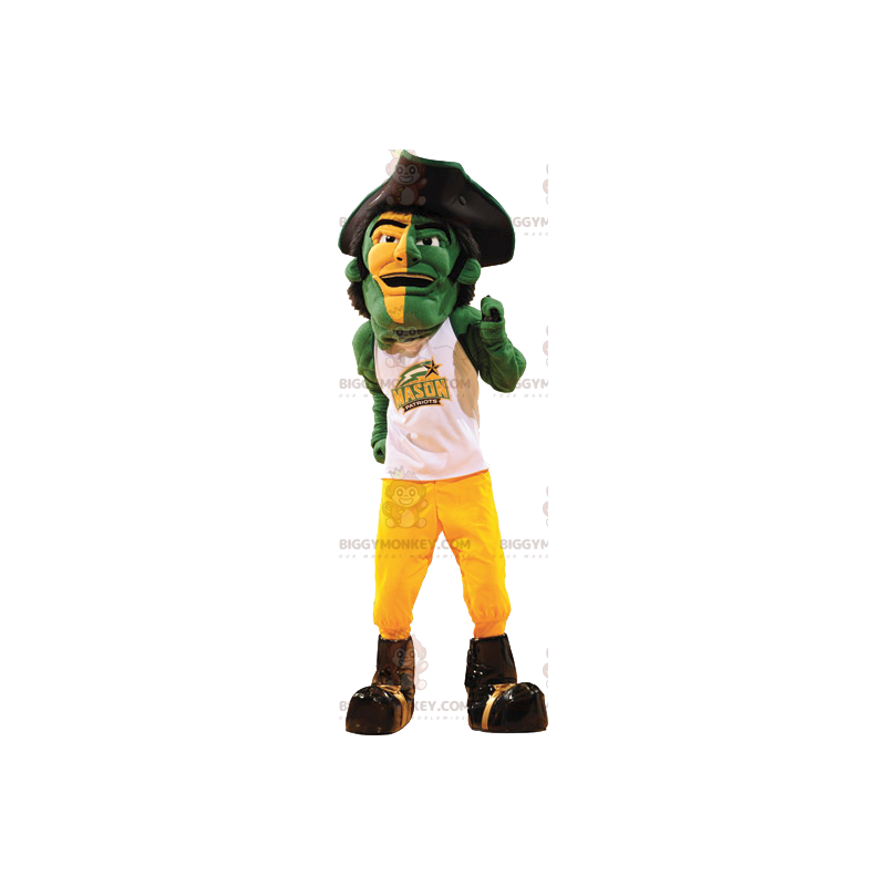 Costume de mascotte BIGGYMONKEY™ de pirate d'homme avec un