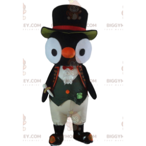 Costume da mascotte BIGGYMONKEY™ pinguino molto elegante e