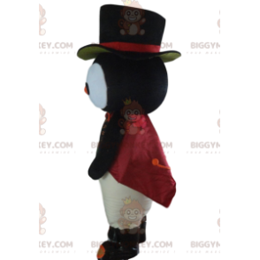 Costume da mascotte BIGGYMONKEY™ pinguino molto elegante e