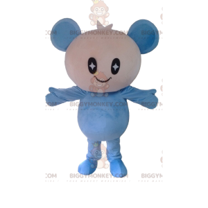 Disfraz de mascota de muñeca bebé blanca y azul BIGGYMONKEY™