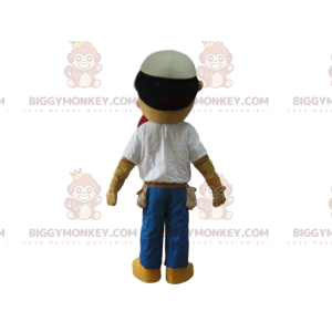 Costume de mascotte BIGGYMONKEY™ d'ouvrier, costume de