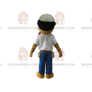 Traje de mascote BIGGYMONKEY™, trabalhador, faz-tudo, roupa de