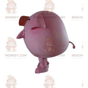 Big Pink Pig BIGGYMONKEY™ mascottekostuum, boerderijkostuum -