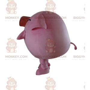 Großes rosa Schwein BIGGYMONKEY™ Maskottchenkostüm