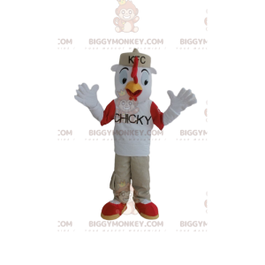 Costume da mascotte KFC pollo BIGGYMONKEY™, costume da pollo