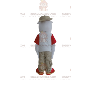 Costume de mascotte BIGGYMONKEY™ de poulet KFC, costume de