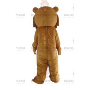 Costume de mascotte BIGGYMONKEY™ de lion marron entièrement