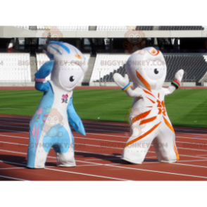 2 BIGGYMONKEY's Aliens-mascotte van de Olympische Spelen van