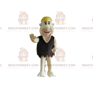 BIGGYMONKEY™ costume mascotte di Fred Flintstone, famoso