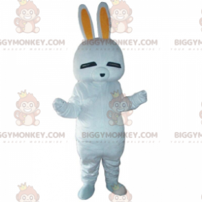 Disfraz de mascota de conejo blanco BIGGYMONKEY™, disfraz de