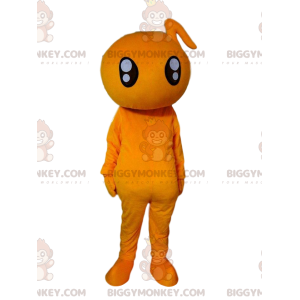 Kostým maskota oranžová postava BIGGYMONKEY™, kostým oranžové