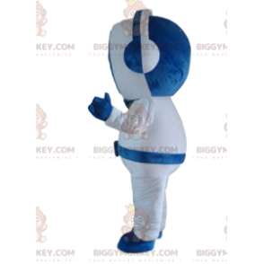 Costume de mascotte BIGGYMONKEY™ Volkswagen bleu et blanc