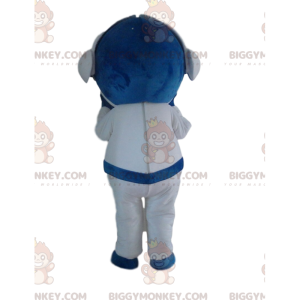BIGGYMONKEY™ Disfraz de mascota de marca automotriz famosa azul