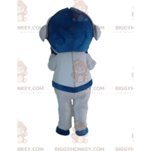 BIGGYMONKEY™ Volkswagen blu e bianco costume mascotte famoso