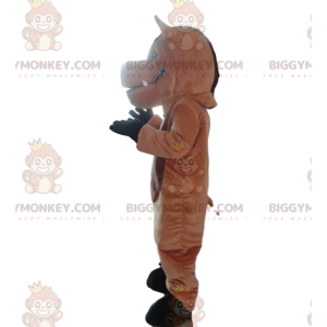 Zwart zwijn BIGGYMONKEY™ mascottekostuum, gigantisch