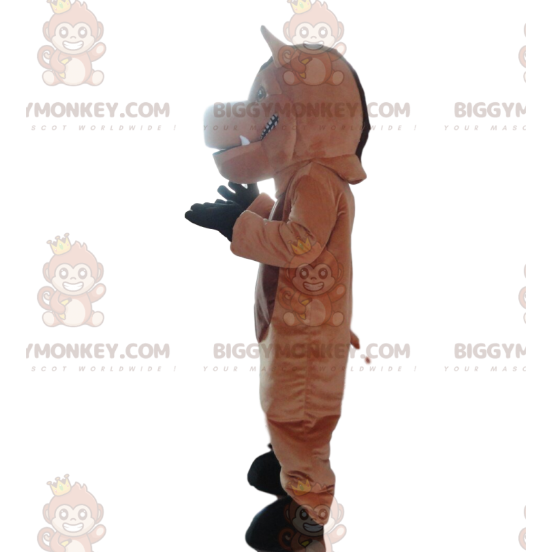 Black boar BIGGYMONKEY™ mascot costume, giant warthog costume –