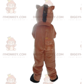 Black boar BIGGYMONKEY™ mascot costume, giant warthog costume -