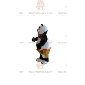 BIGGYMONKEY™ costume mascotte di Po Ping, il famoso panda del