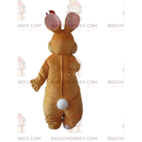 BIGGYMONKEY™ Costume da mascotte Coniglio marrone e bianco con