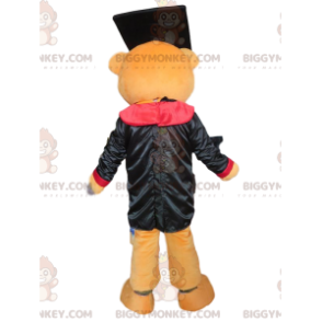 Traje de mascote BIGGYMONKEY™ de ursinho de graduação, fantasia