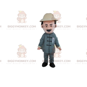 Traje de mascote BIGGYMONKEY™ agricultor, explorador, traje de