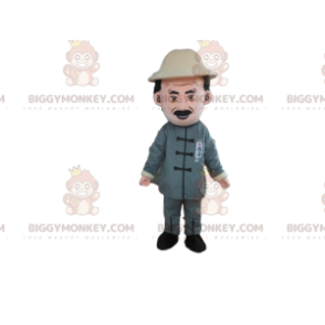 Kostium maskotki BIGGYMONKEY™ rolnik, odkrywca, poszukiwacz