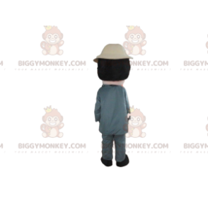 Traje de mascote BIGGYMONKEY™ agricultor, explorador, traje de