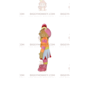 BIGGYMONKEY™ Costume da mascotte per bambola, bambola colorata