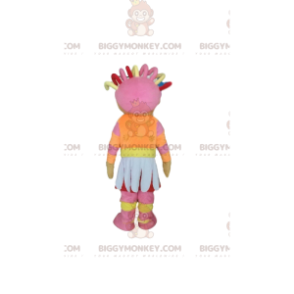 BIGGYMONKEY™-mascottekostuum voor poppen, kleurrijke