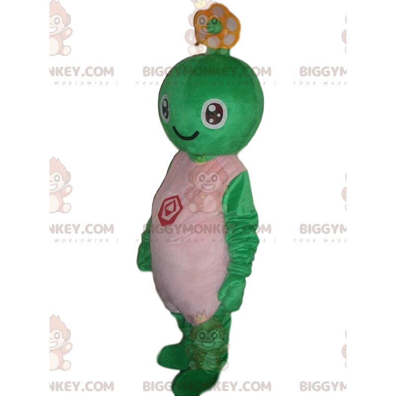 Στολή μασκότ Green Creature BIGGYMONKEY™, Στολή Χελώνας