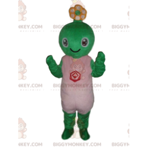 Στολή μασκότ Green Creature BIGGYMONKEY™, Στολή Χελώνας